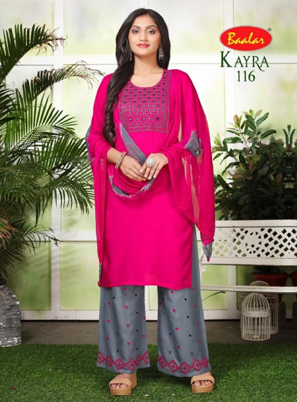 Baalar Kayra Vol-1Rayon Designer Exclusive Ready Made Suit